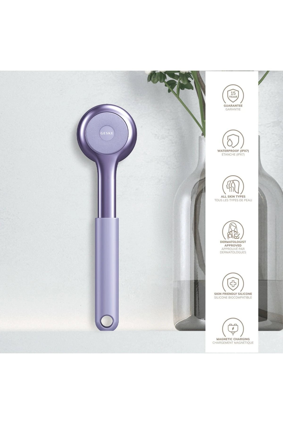 Geske-Vücut Temizleme Cihazı | Sonic Full Body Brush & Intensive Exfoliator-Cilt Bakım Aletleri-10-milagron.live