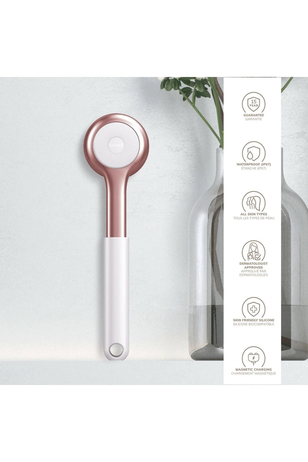 Geske-Vücut Temizleme Cihazı | Sonic Full Body Brush & Intensive Exfoliator-Cilt Bakım Aletleri-23-milagron.live