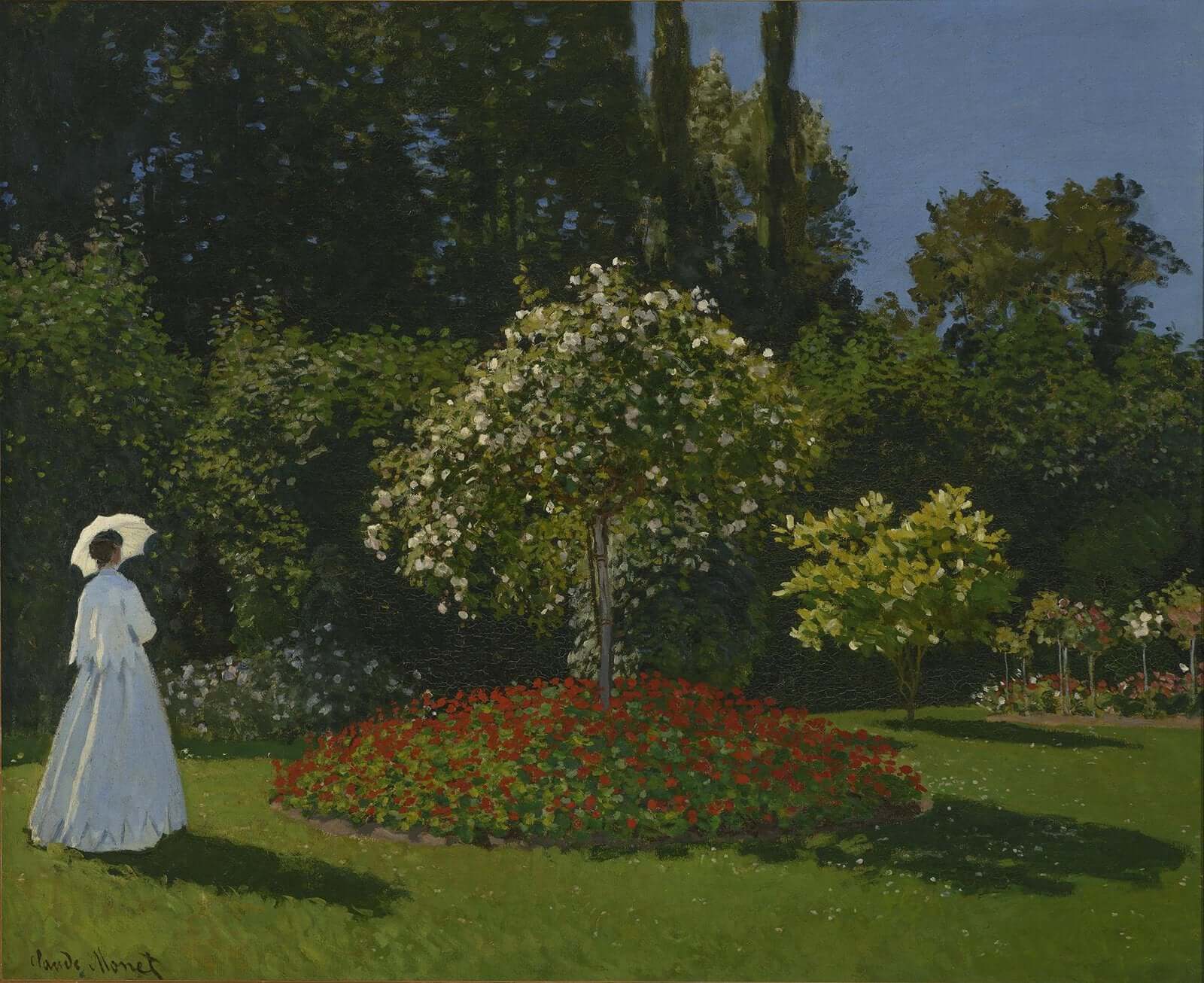 Claude Monet - Bahçedeki Kadın Sainte-Adresse