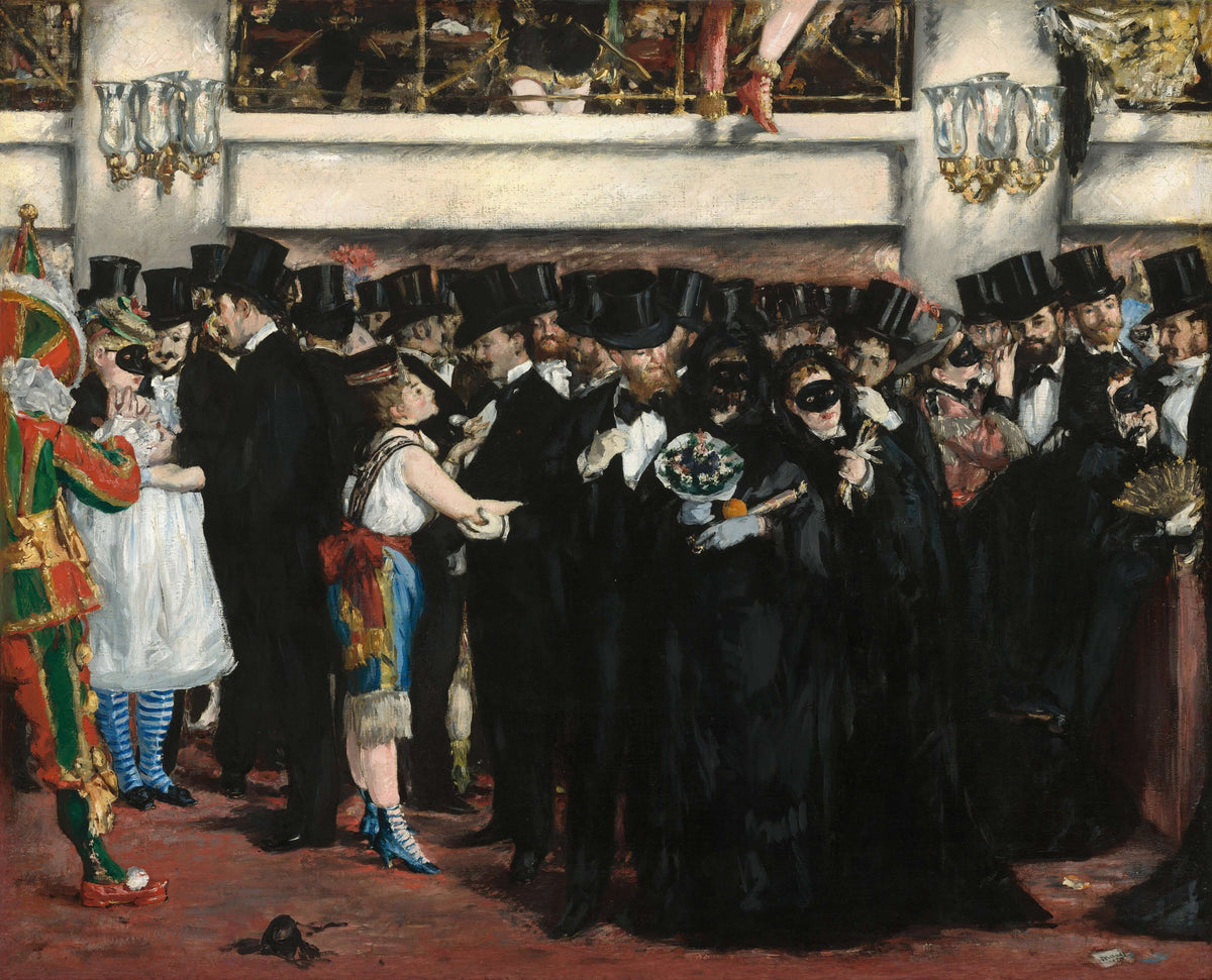 Édouard Manet - Operada Maskeli Balo