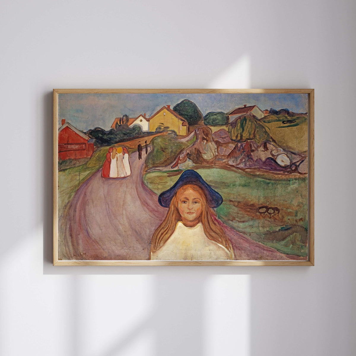 Edvard Munch - Åsgårdstrand'Da Sokak
