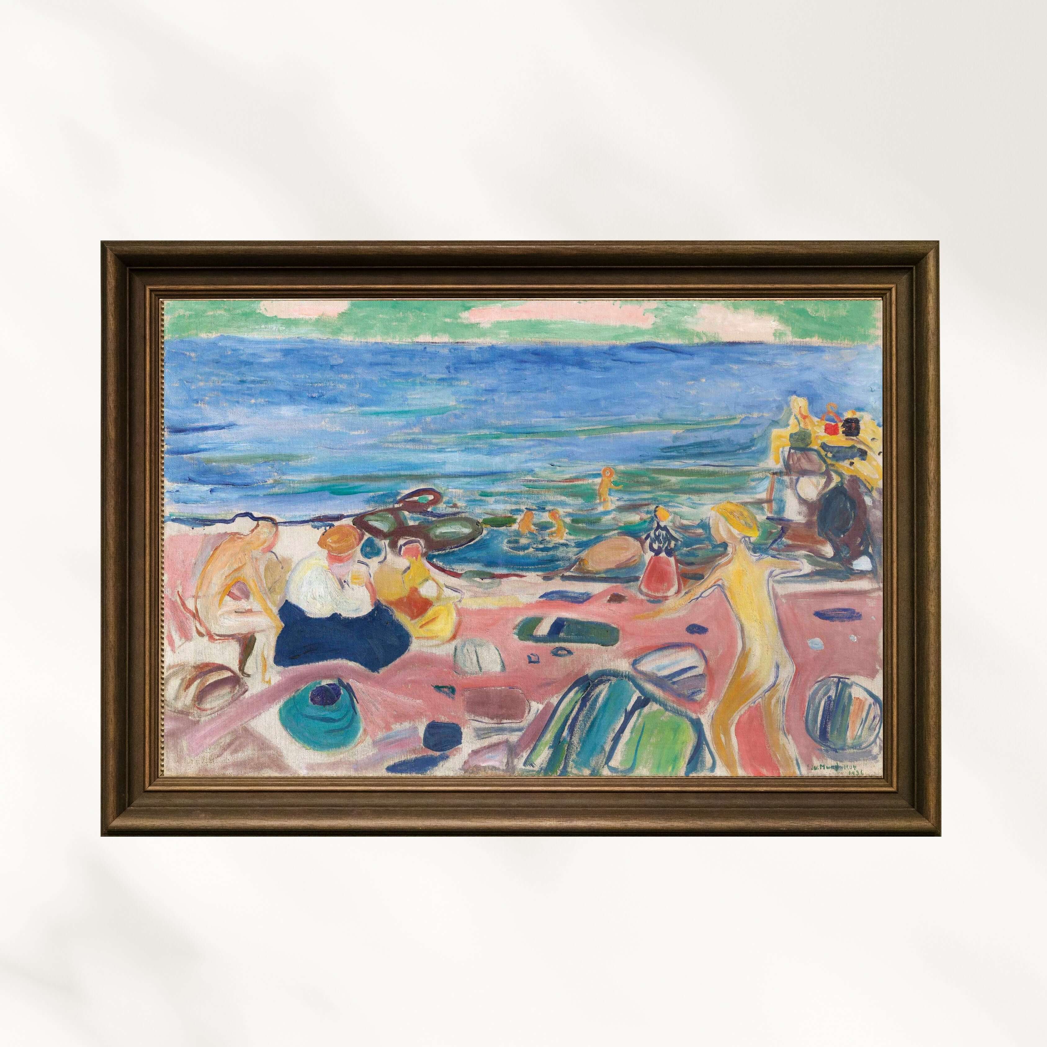 Edvard Munch - Åsgårdstrand'Dan Bir Sahne