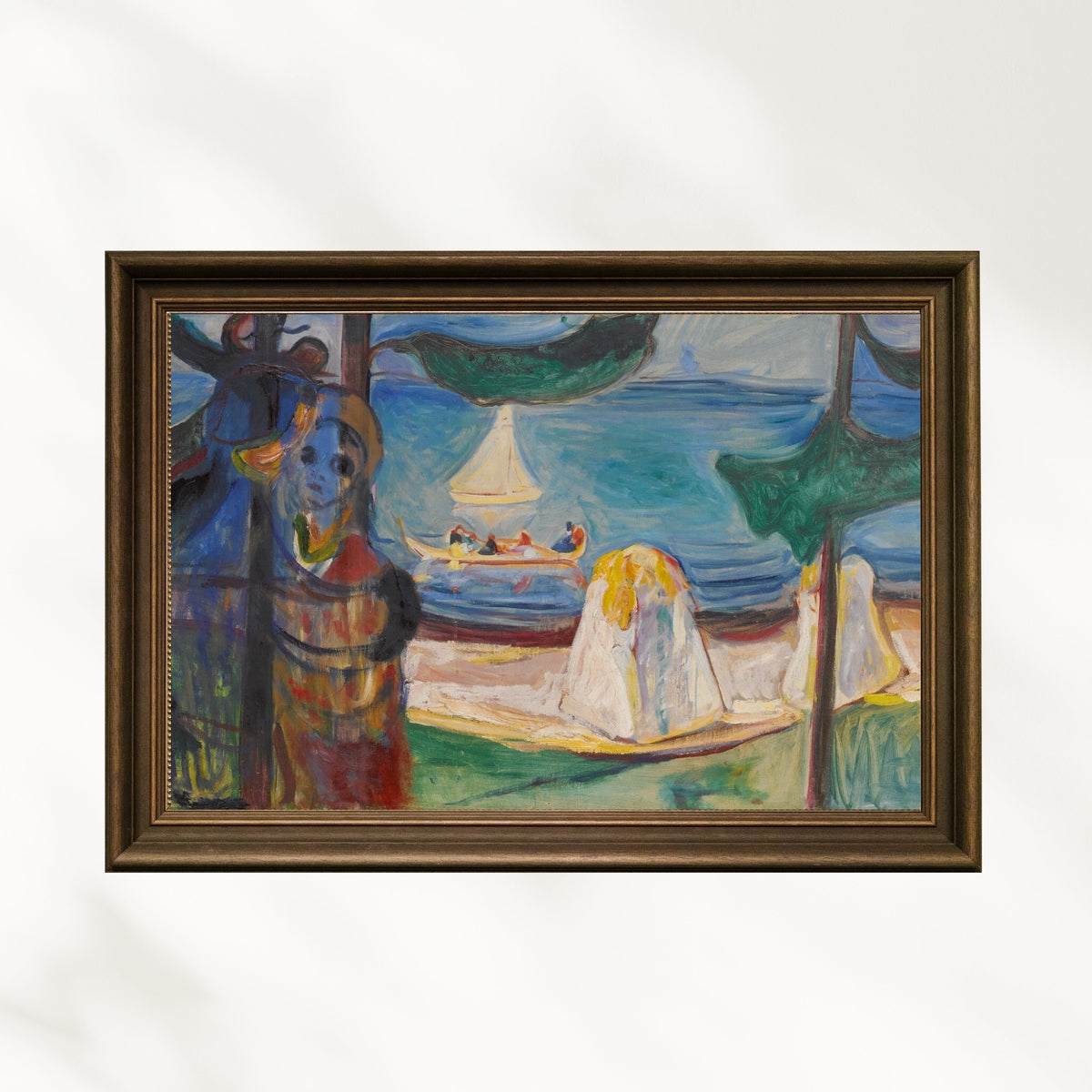 Edvard Munch - Yaz Günü Ya Da Sahilde Kucaklaşma