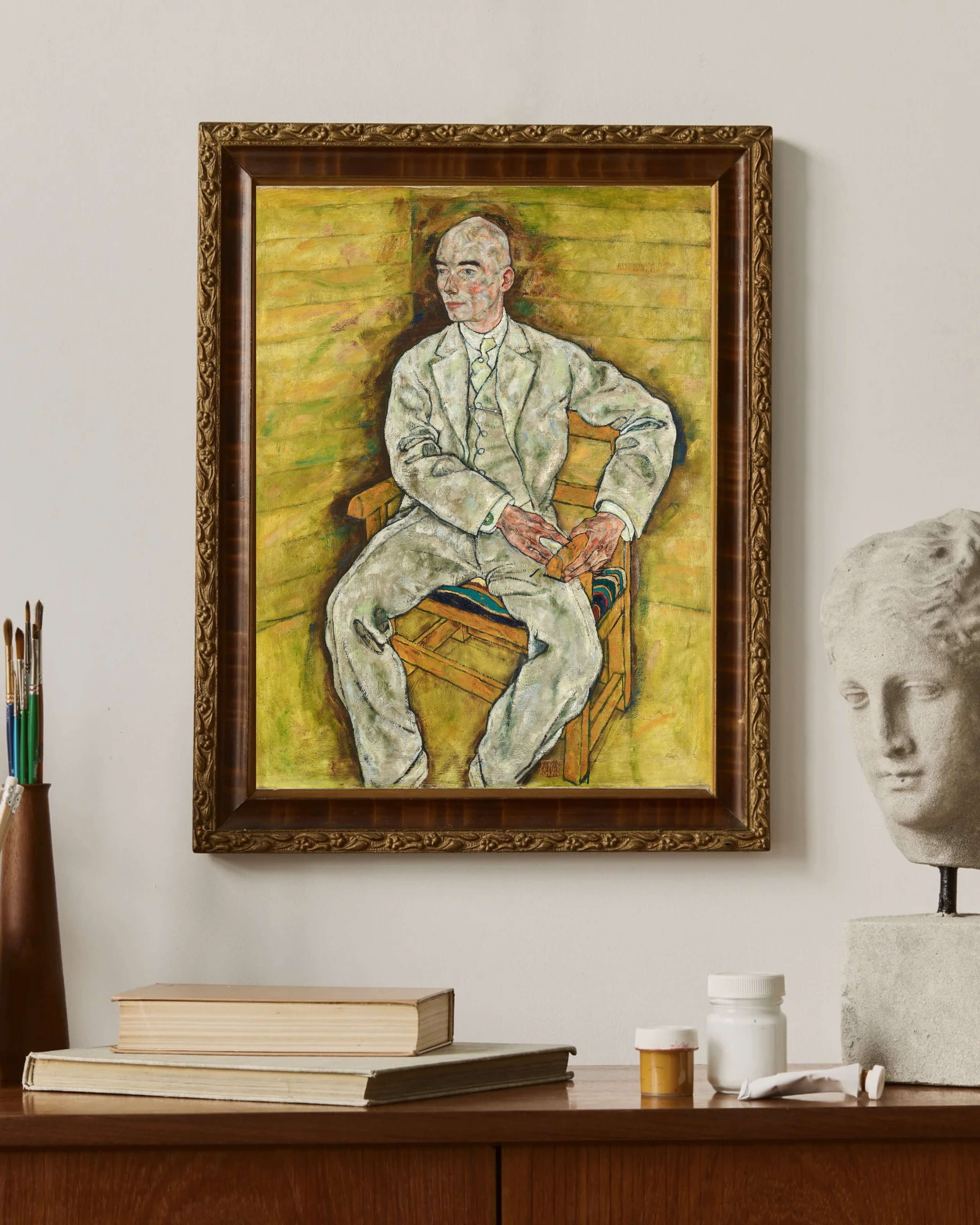Egon Schiele - Viktor Ritter Von Bauer’In Portresi