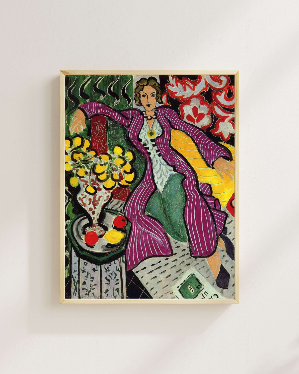 Henri Matisse - Mor Paltolu Kadın