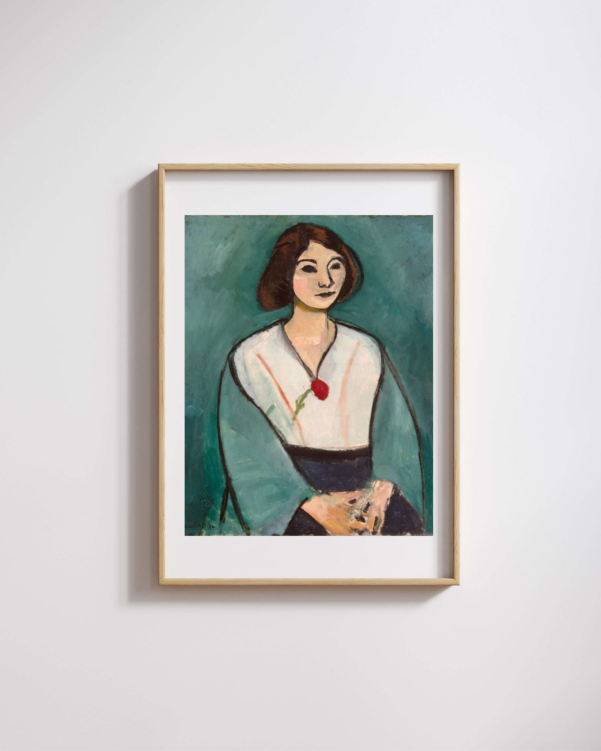 Henri Matisse - Yeşil Giysili Kadın