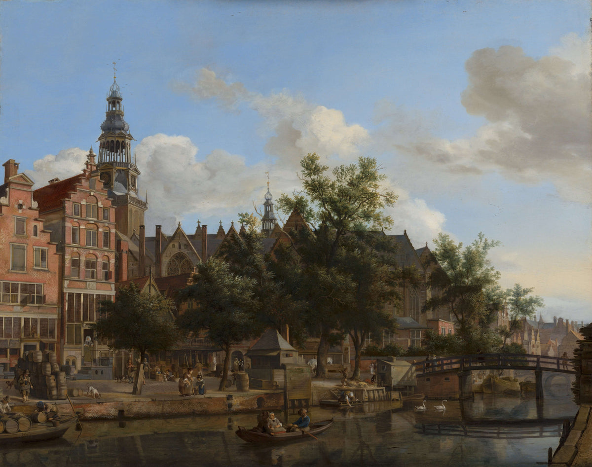 Jan Van Der Heyden - Amsterdam Manzarası