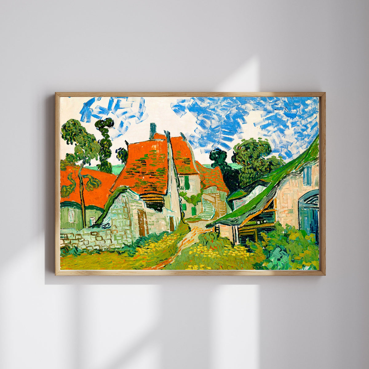 Vincent Van Gogh - Auvers-Sur-Oise'Da Bir Sokak