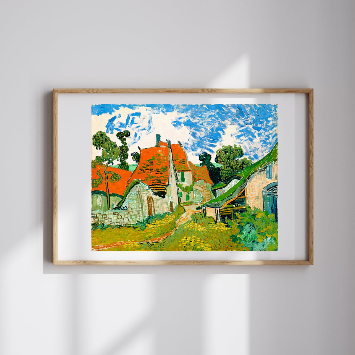 Vincent Van Gogh - Auvers-Sur-Oise'Da Bir Sokak