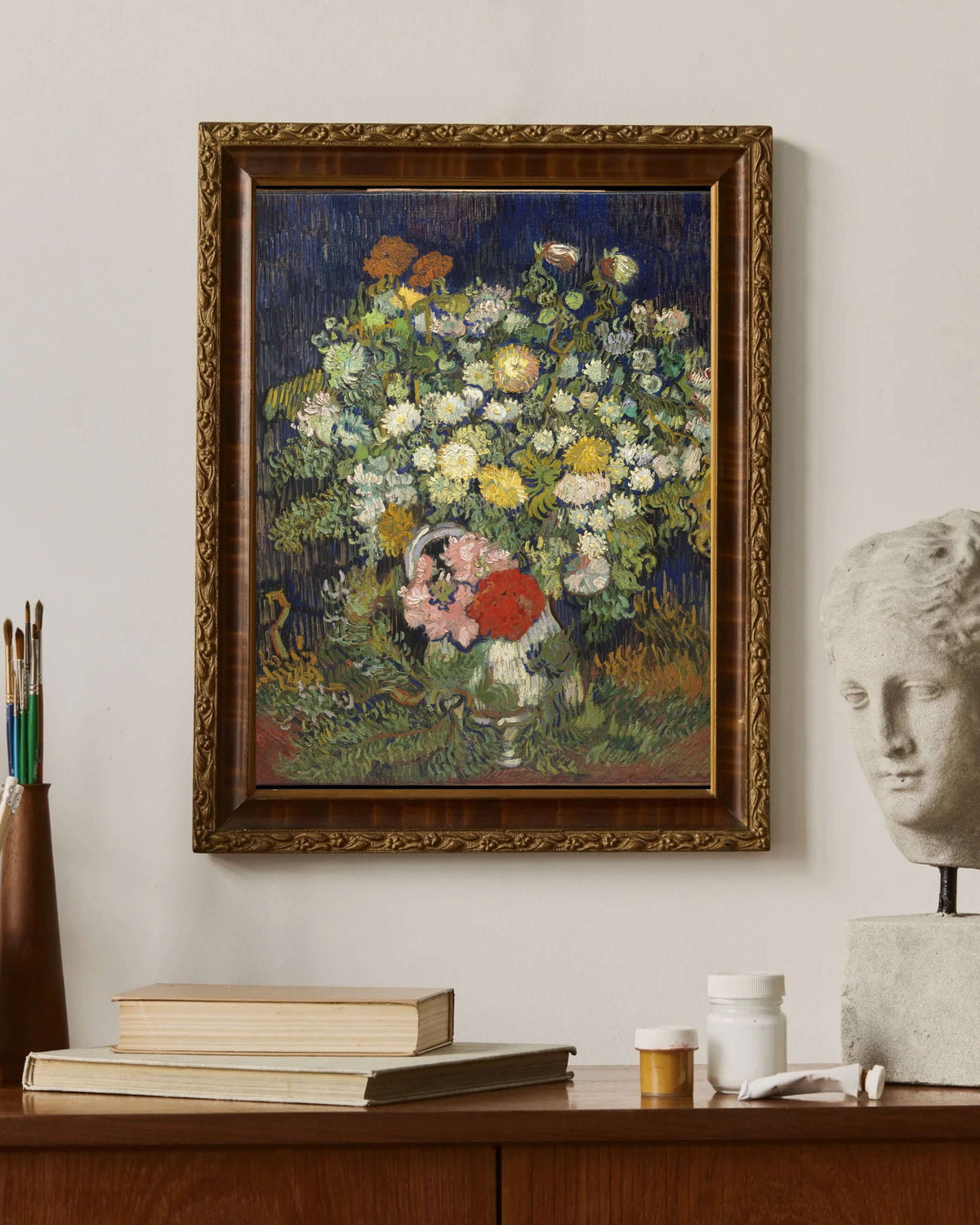 Vincent Van Gogh - Vazodaki Çiçek Demeti