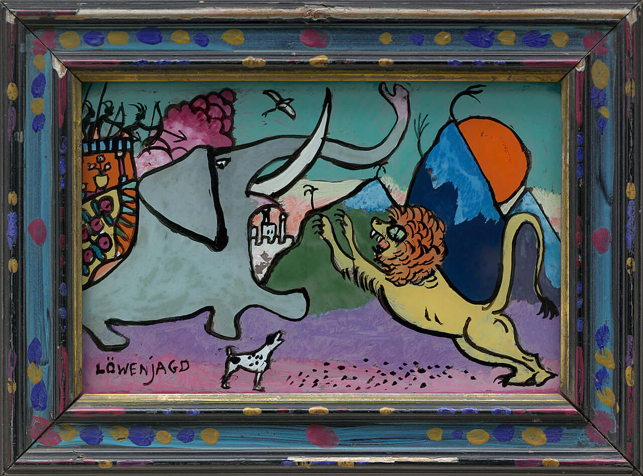 Wassily Kandinsky - Aslan Avı