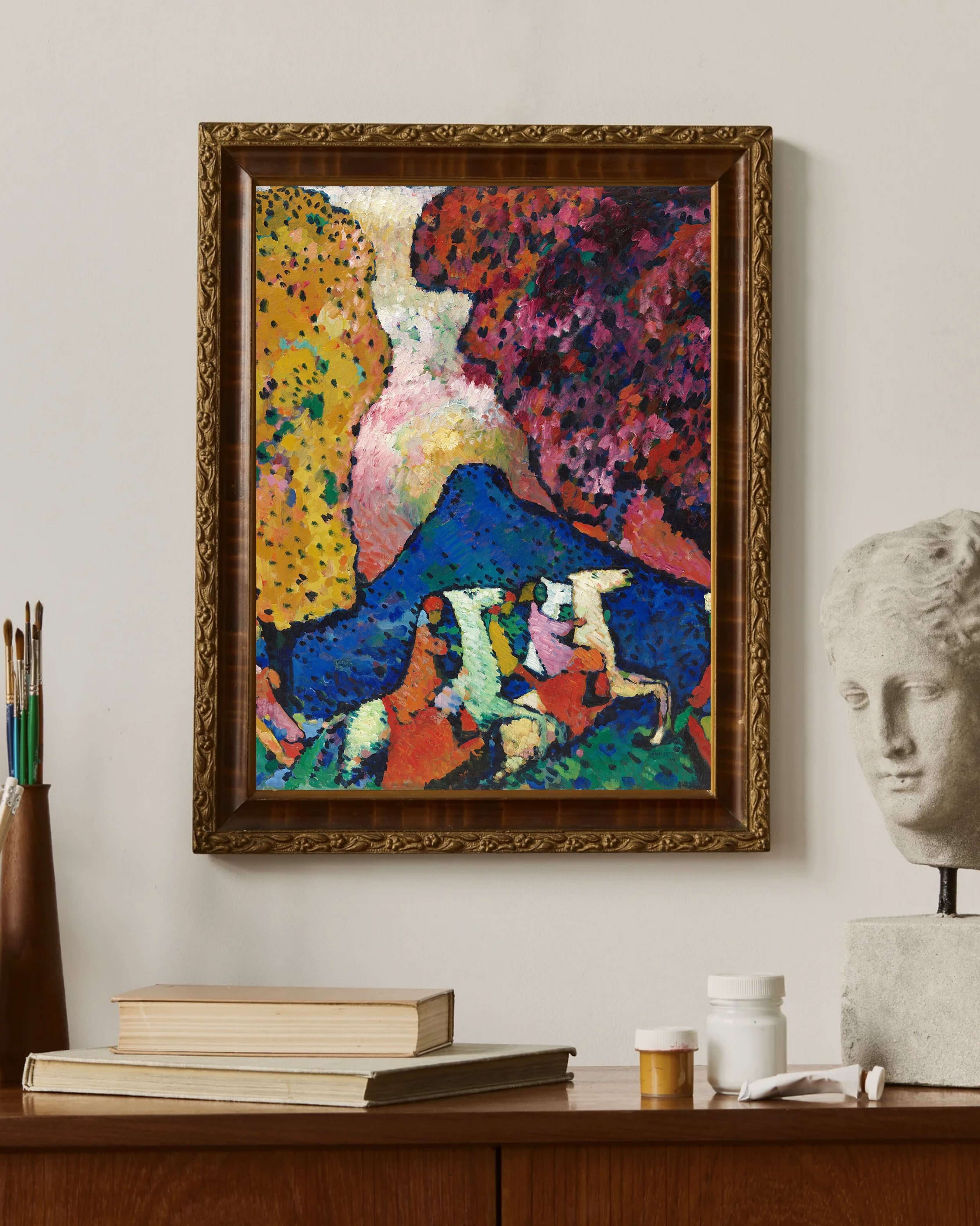 Wassily Kandinsky - Mavi Dağ