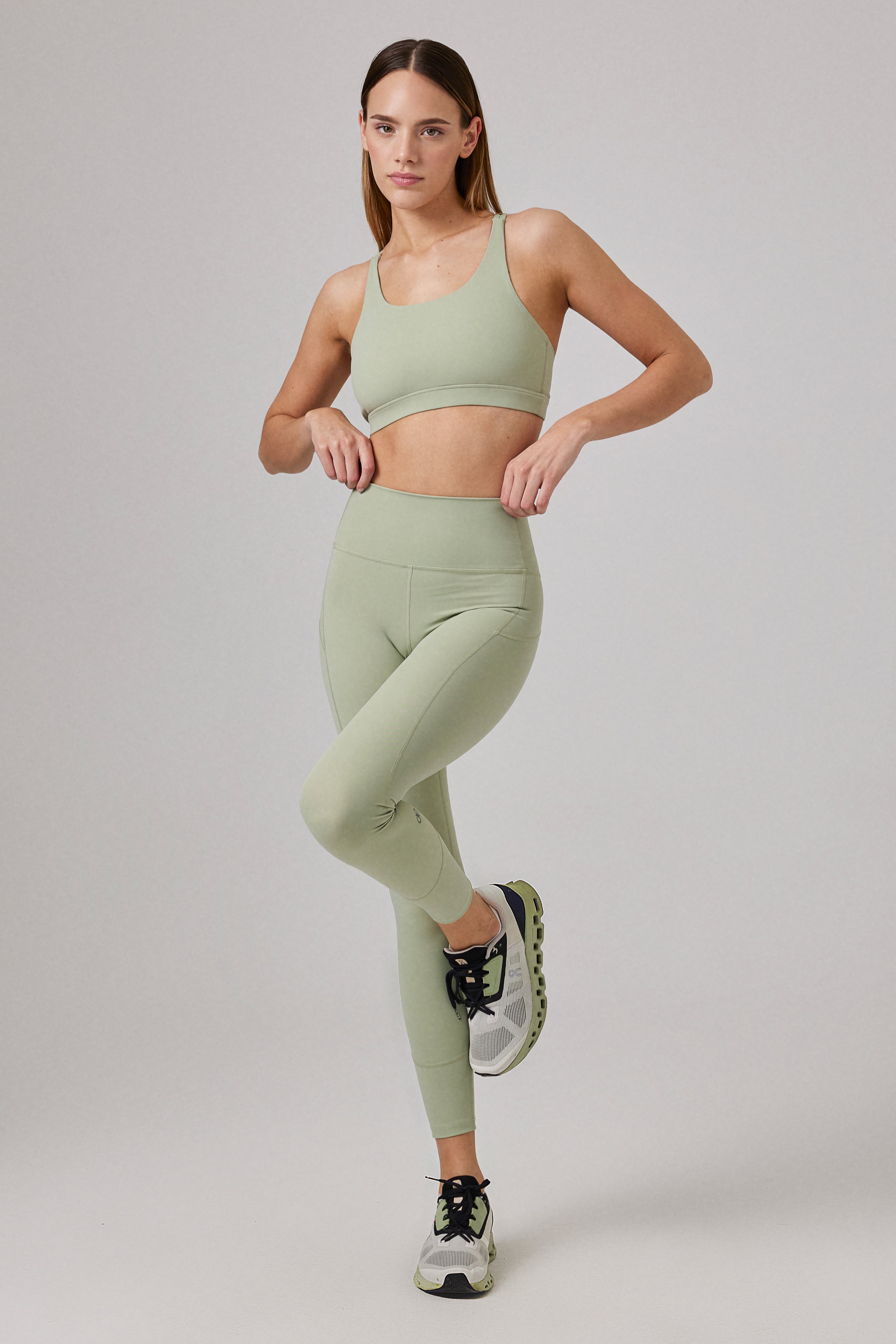 Glo Studio-Jasmine Glossy Bra Desert Green-Bralet-1-milagron.live