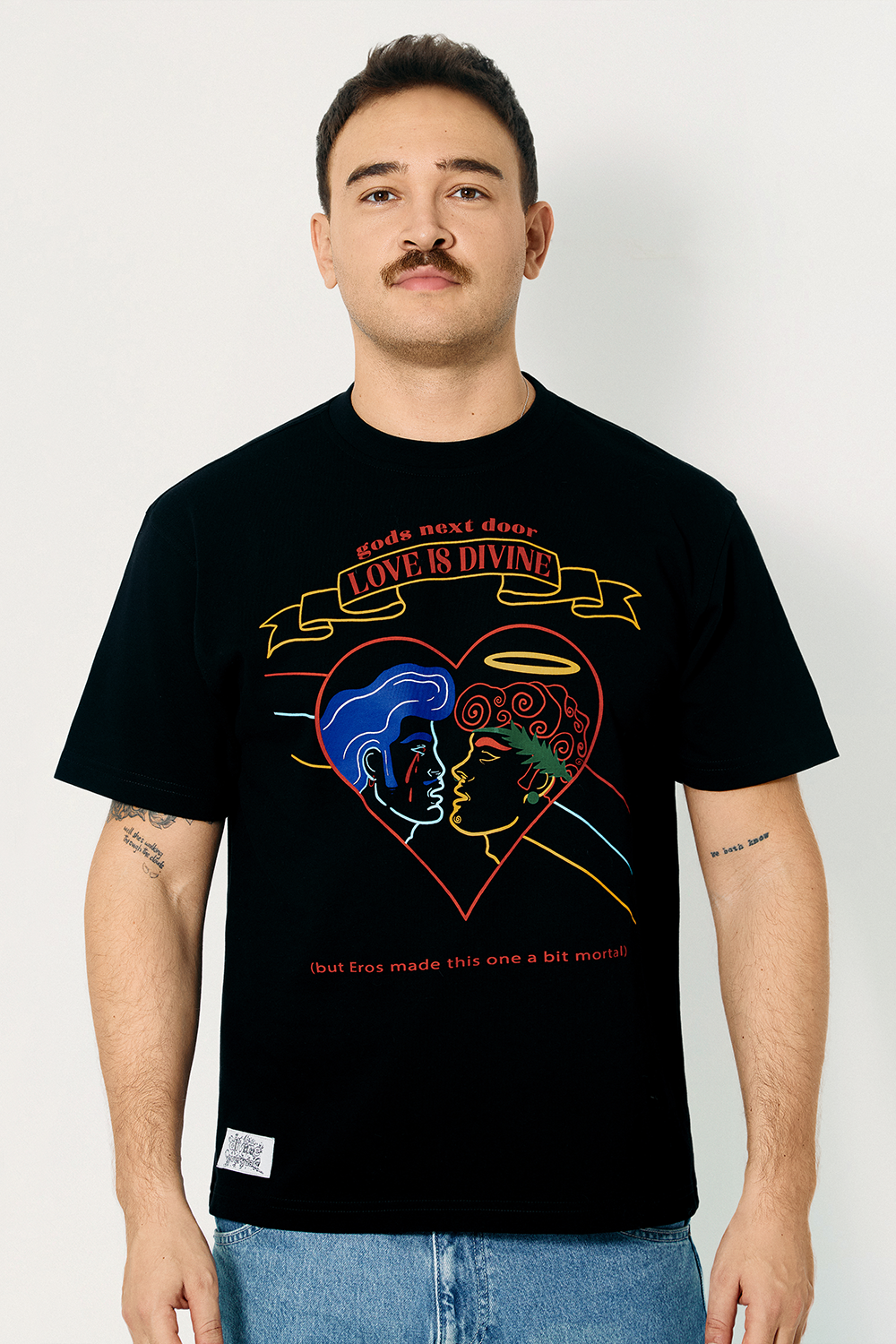Gods Next Door-Love İs Divine-T-Shirts-5-milagron.live