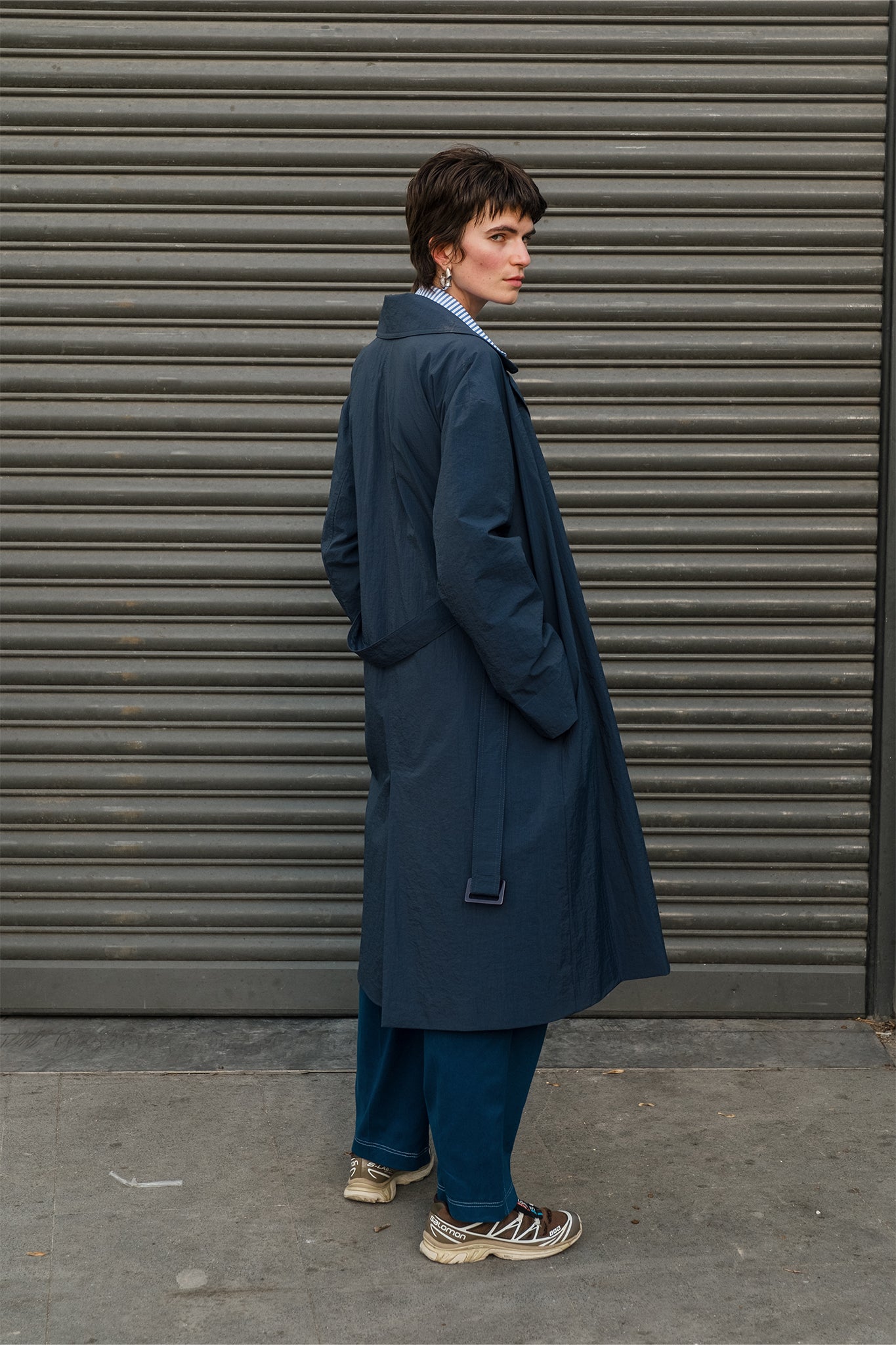 Maple Trenchcoat - Lacivert