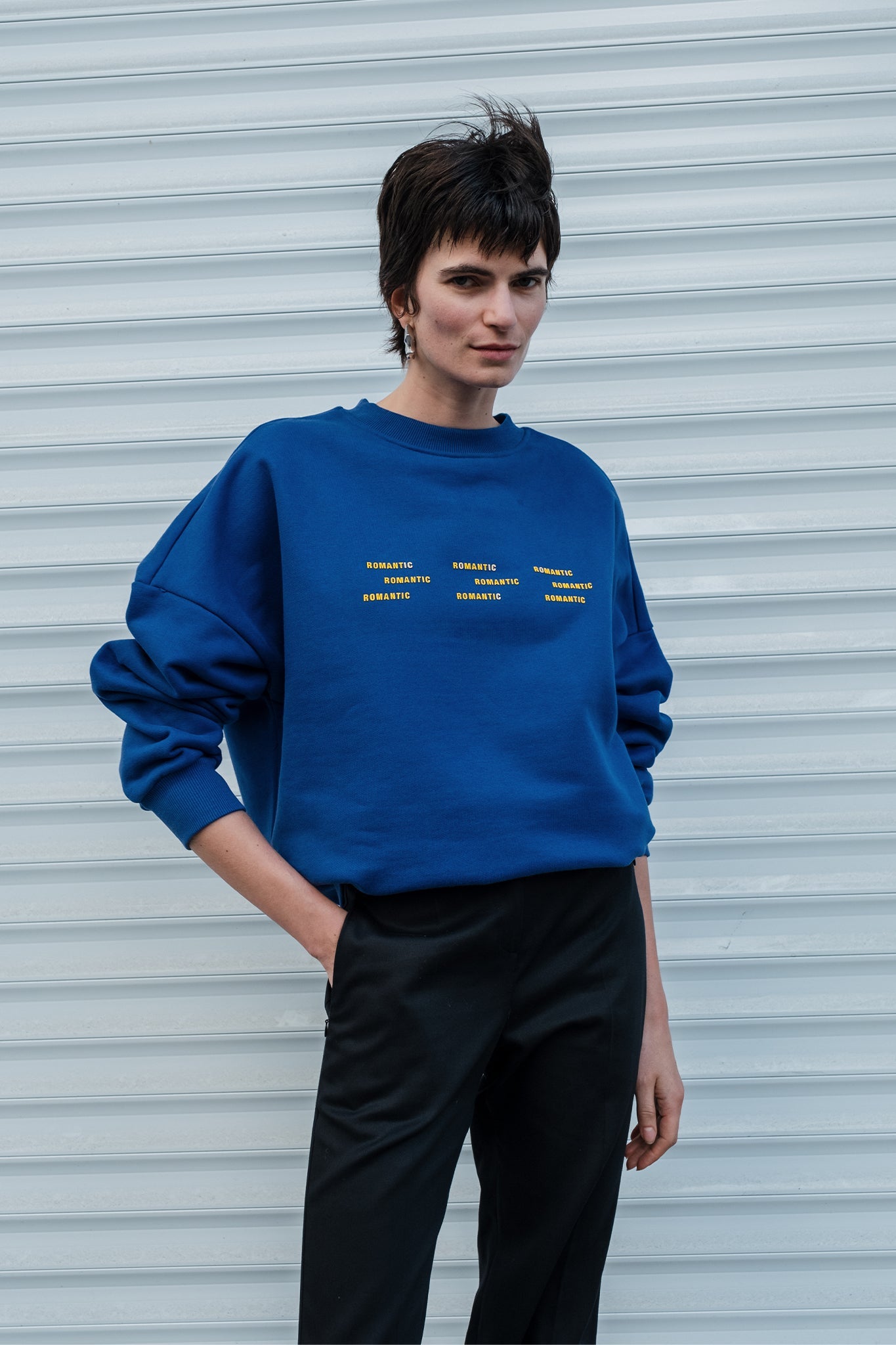 Romantic Sweatshirt - Mor
