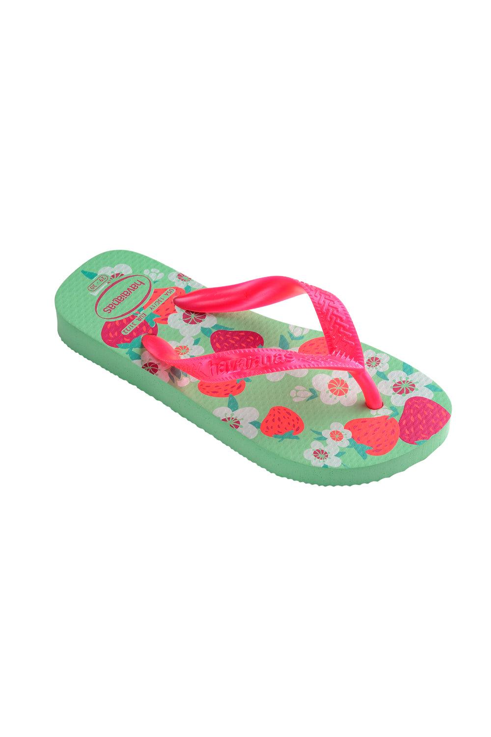 Havaianas-Kids Flores Green Garden-Sandalet & Terlik-2-milagron.live
