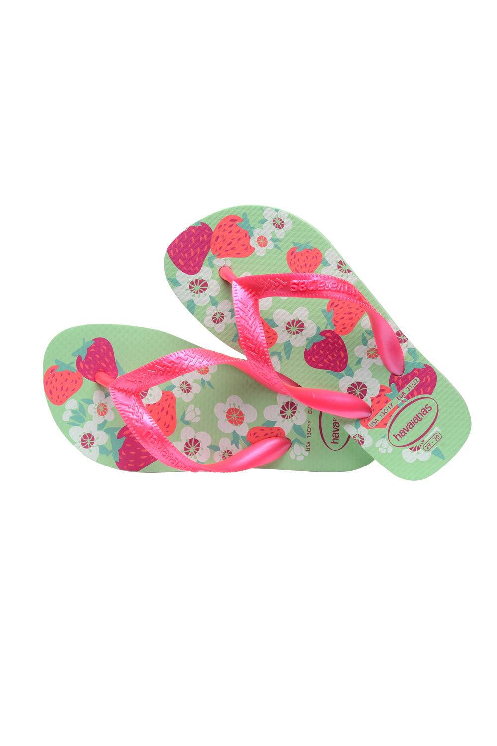 Havaianas-Kids Flores Green Garden-Sandalet & Terlik-4-milagron.live