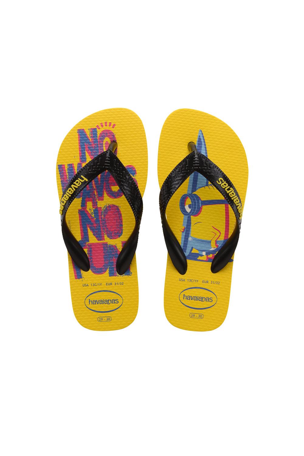 Havaianas-Kids Minions Yellow/Black/Yellow-Sandalet & Terlik-1-milagron.live