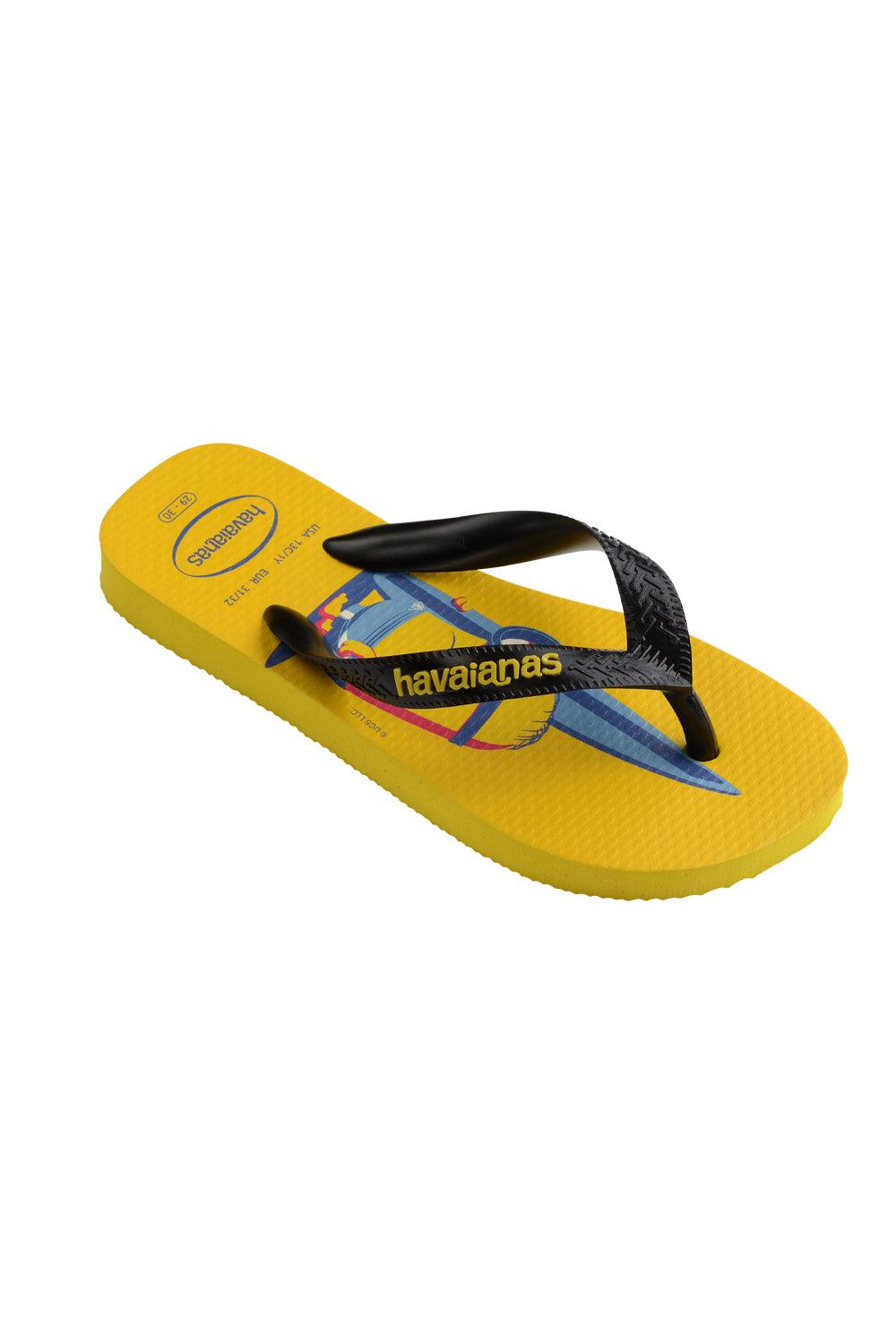 Havaianas-Kids Minions Yellow/Black/Yellow-Sandalet & Terlik-2-milagron.live