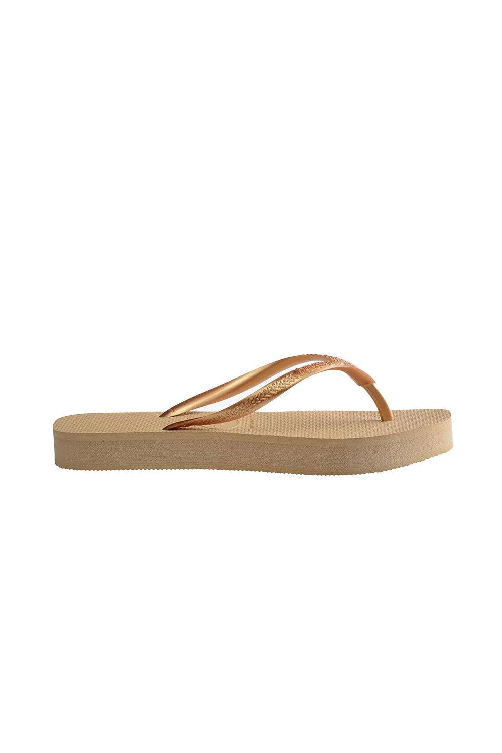 Havaianas-Slim Flatform Golden-Sandalet & Terlik-1-milagron.live