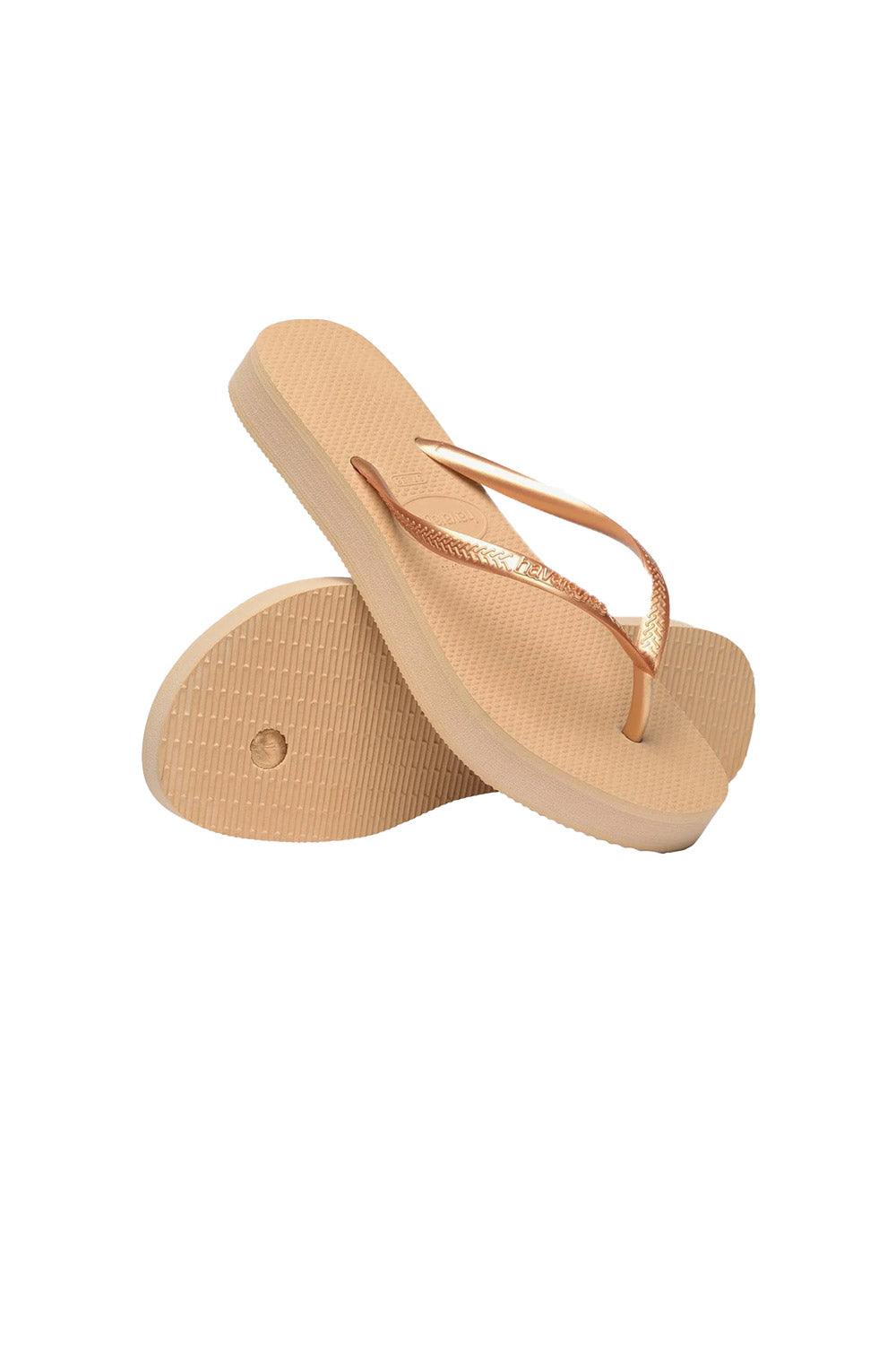 Havaianas-Slim Flatform Golden-Sandalet & Terlik-2-milagron.live