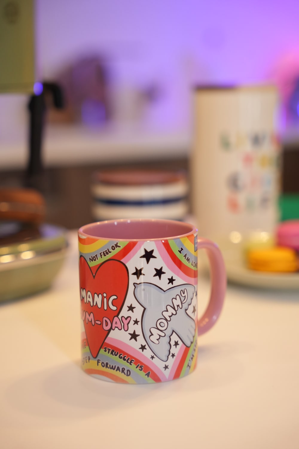 Hello Melody-Manic Mum Day Kupa-Bardak-4-milagron.live