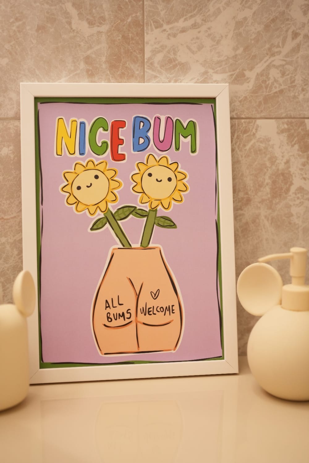 Hello Melody-Nice Bum Baskı-Tablo-1-milagron.live