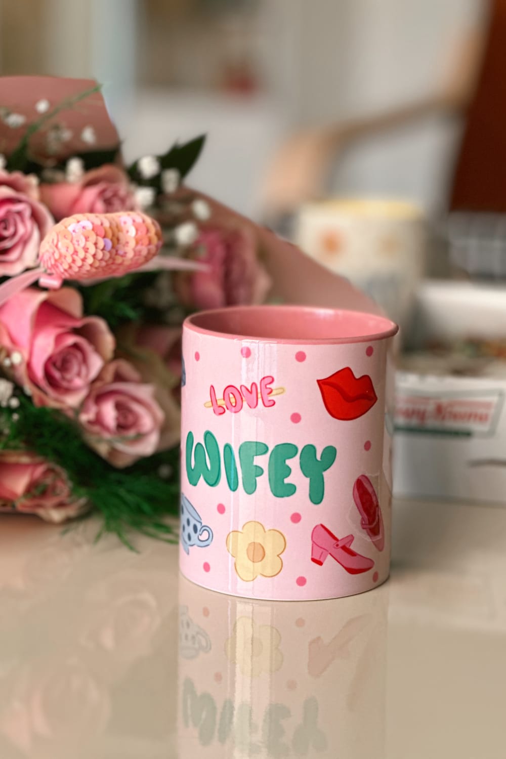 Hello Melody-Wifey Mug-Bardak-1-milagron.live