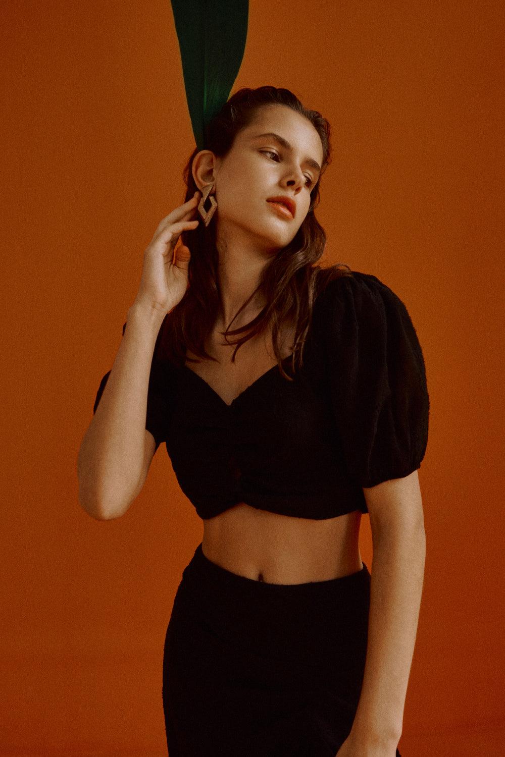 Hip + Happen-Bisous Crop Üst-Crop Top-1-milagron.live