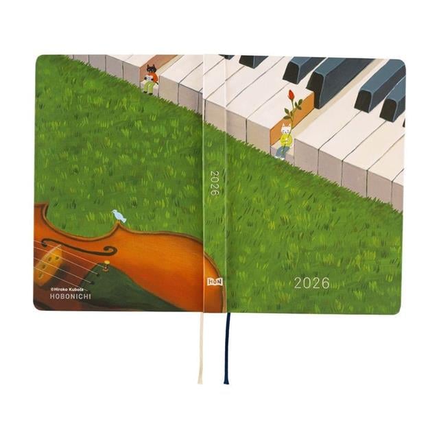 Hobonichi Ajanda Techo Hon - A6 English - Hiroko Kubota: Waiting On The Chord - 2026 Jan Start