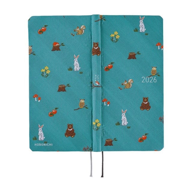 Hobonichi Ajanda Techo Weeks - Japanese - Bow & Tie: In The Forest - 2026 Jan Start