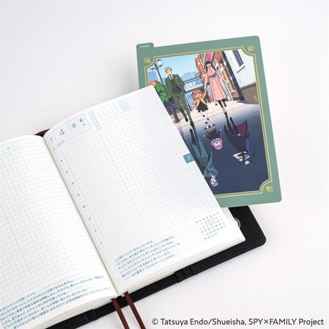 Hobonichi-Pencil Board For Original A5 Spy X Family 2025 For Kazin Size-Aksesuar-3-milagron.live