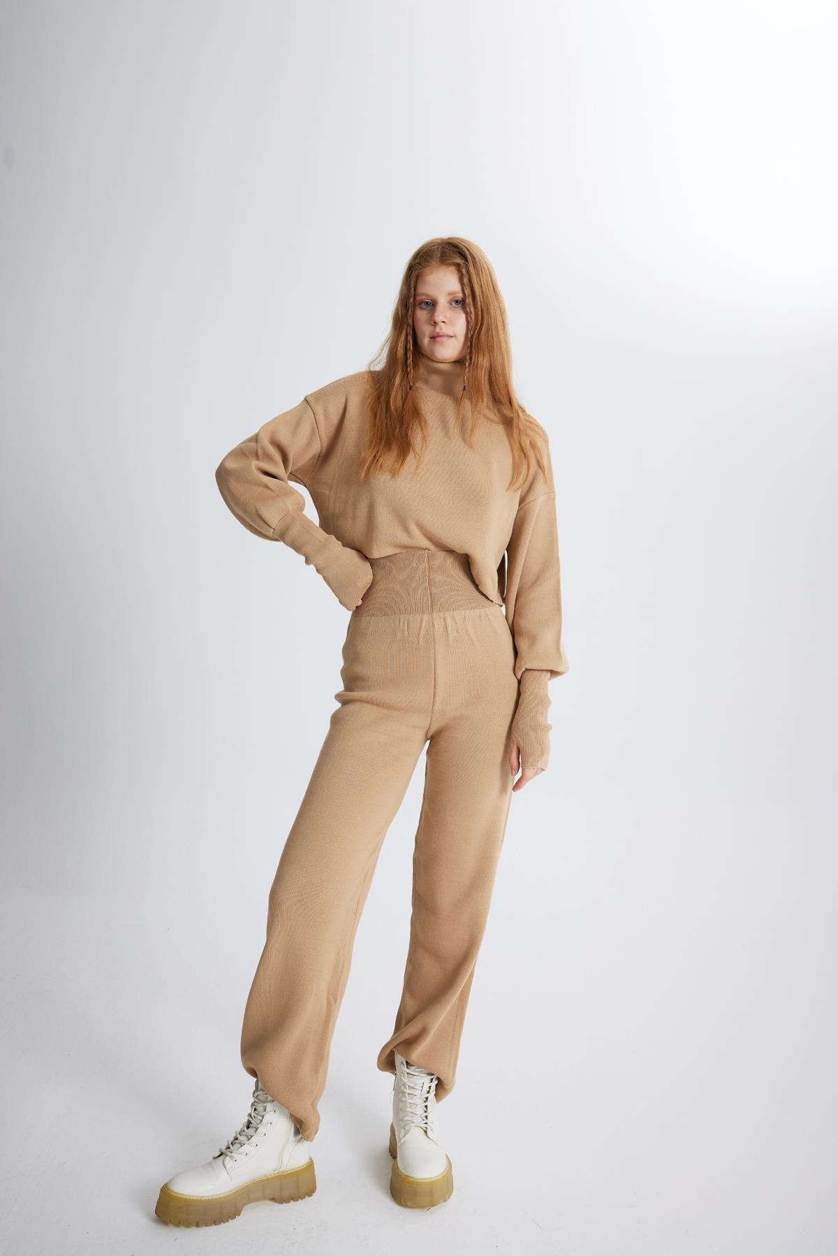 Alt Üst Triko Thinky Takım Camel