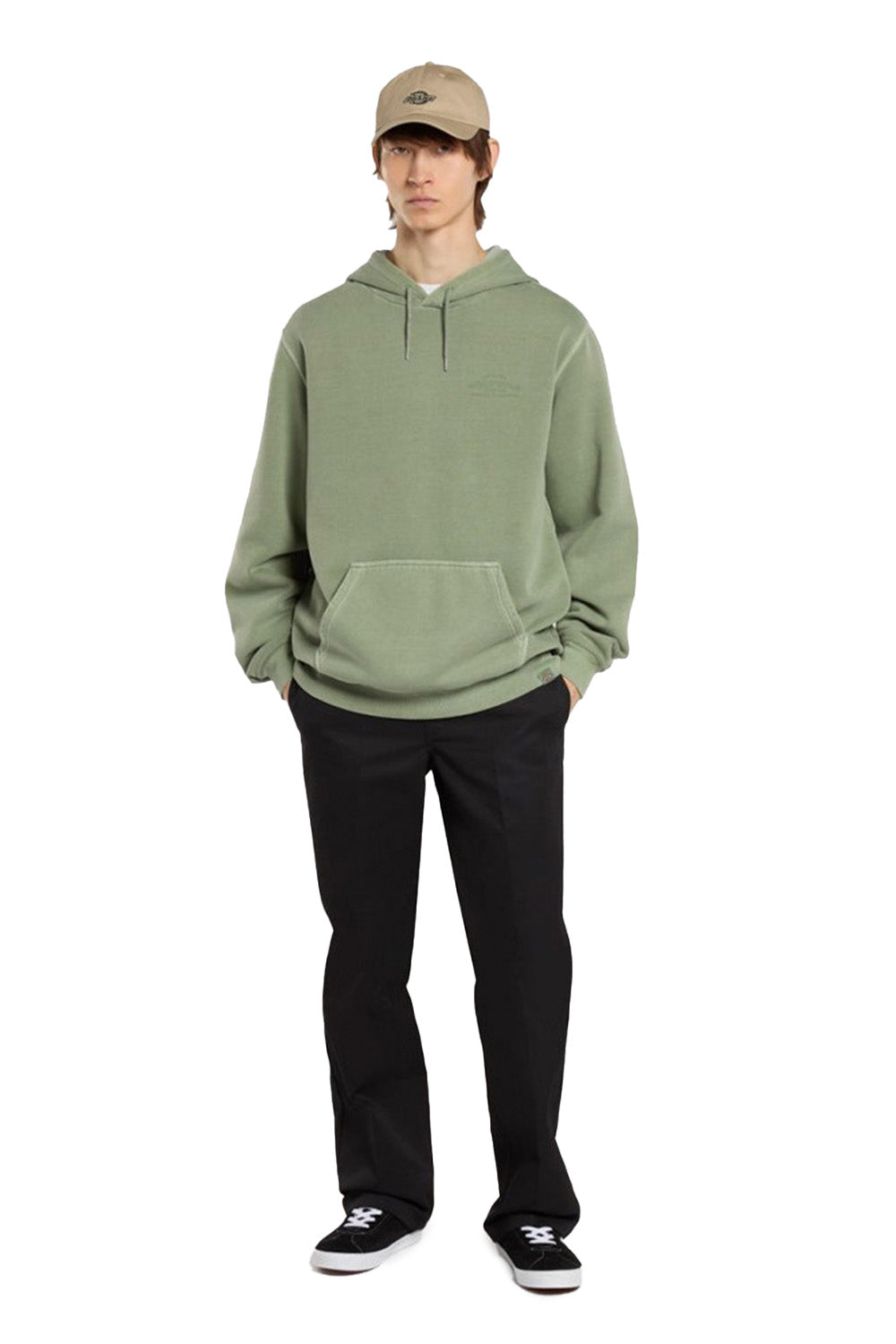 Dickies-Christiana Gd Erkek Kapüşonlu Yeşil Sweatshirt-Sweatshirts & Hoodies-3-milagron.live