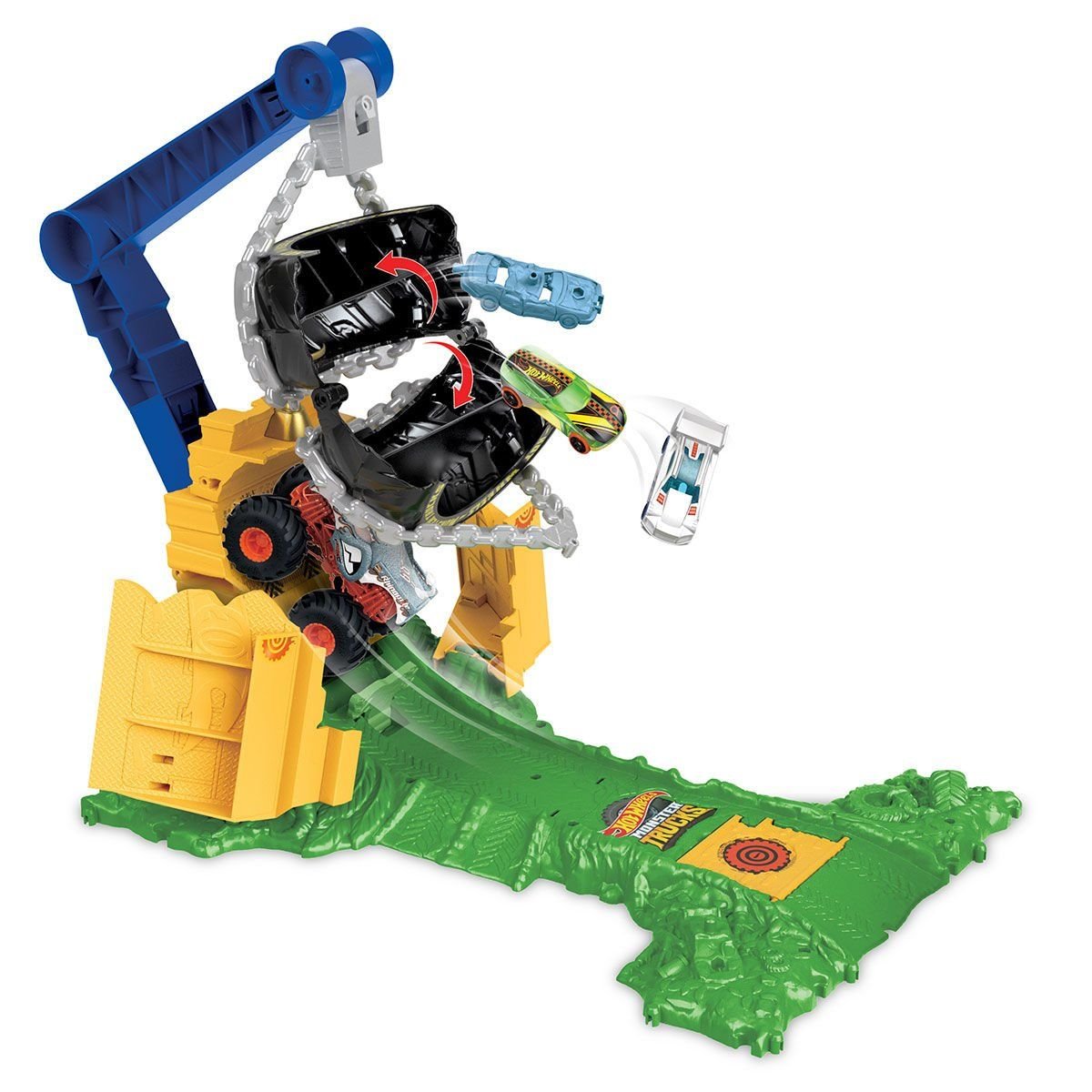 Hot Wheels-Monster Trucks Arenada Rhinomite Mücadelesi-Oyuncak-2-milagron.live