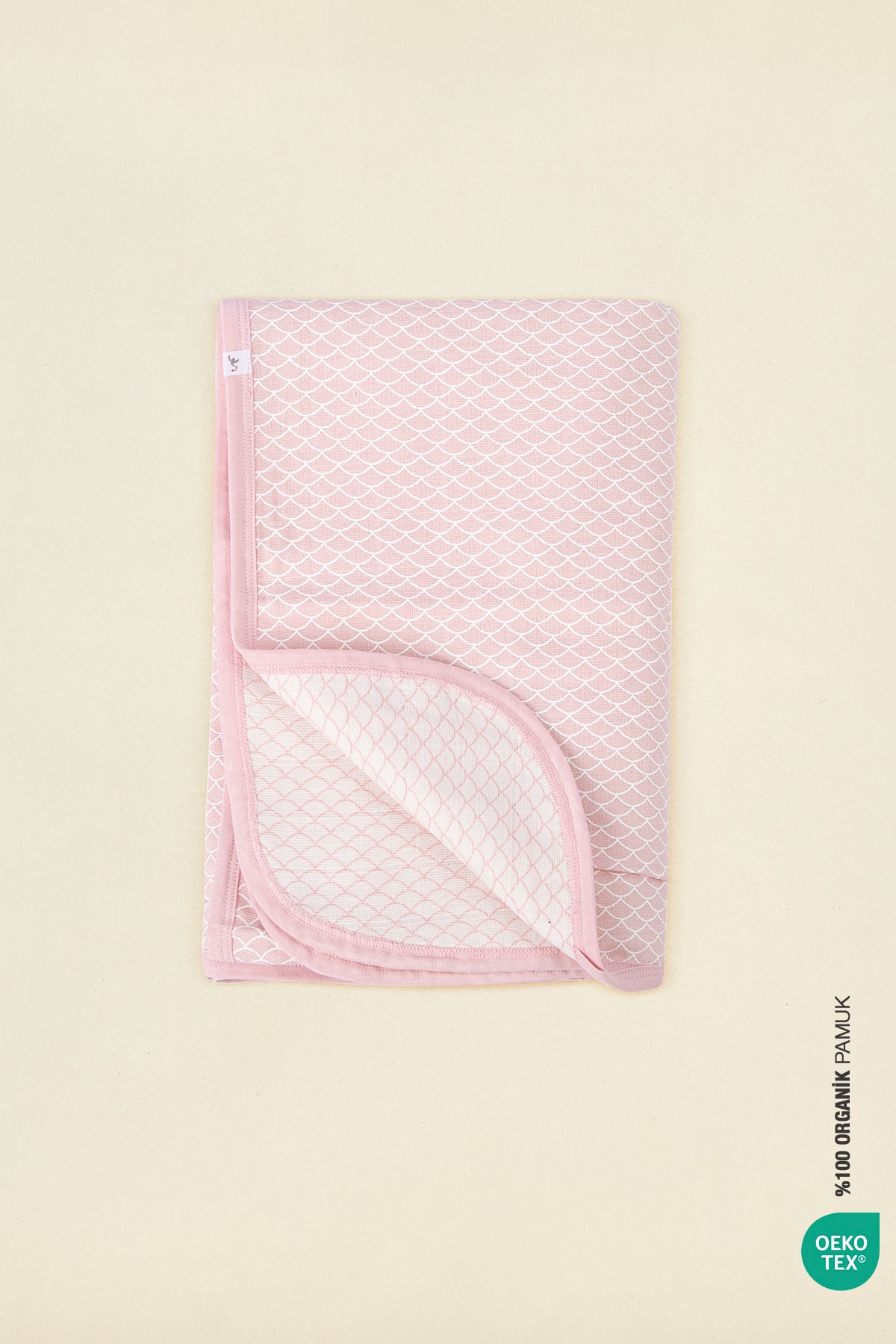 İRYA-Bebemarin Mermaid Müslin Battaniye 120X120 Pembe-Battaniye-2-milagron.live