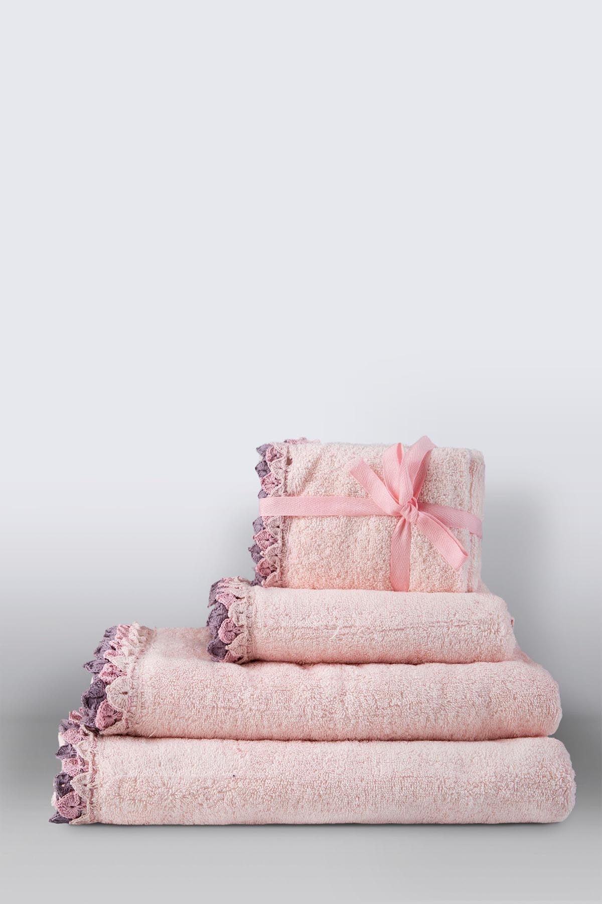 Irya-Becca Banyo Havlusu 70x140 Cm Pembe-Havlu-3-milagron.live