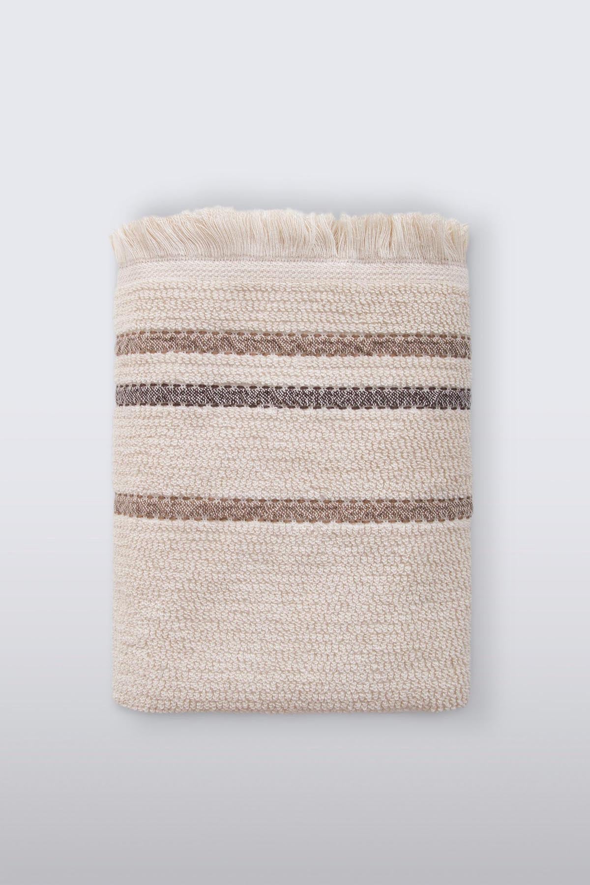 İRYA-İNtegra Banyo Havlusu 90X150 Cm Bej-Havlu & Havlu Setleri-1-milagron.live