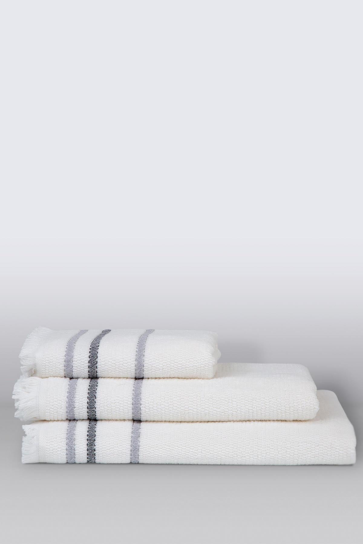 İRYA-İNtegra Banyo Havlusu 90X150 Cm Ekru-Havlu & Havlu Setleri-3-milagron.live
