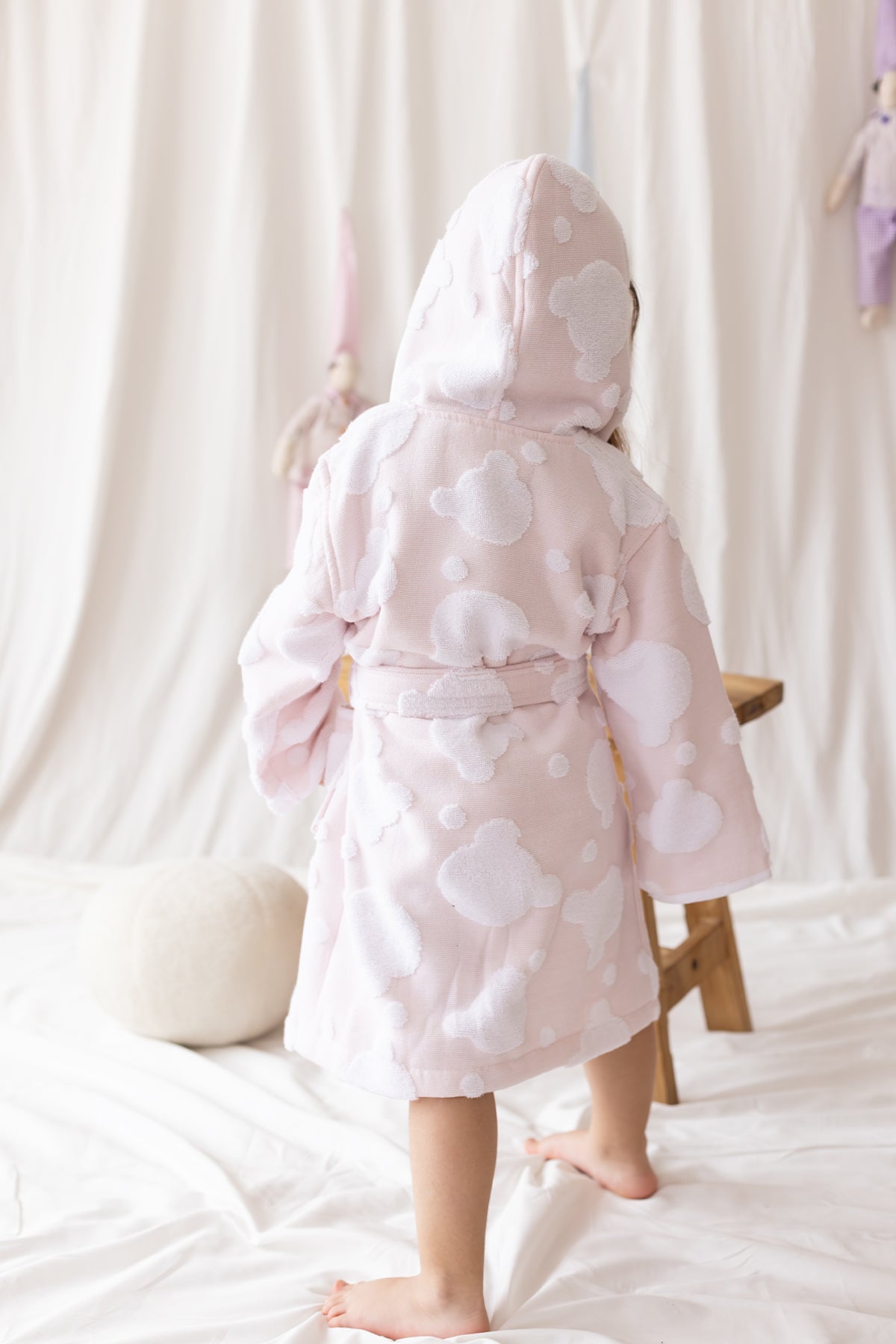 İRYA-My Little Bear Çocuk Bornoz Pembe-Bornoz-3-milagron.live