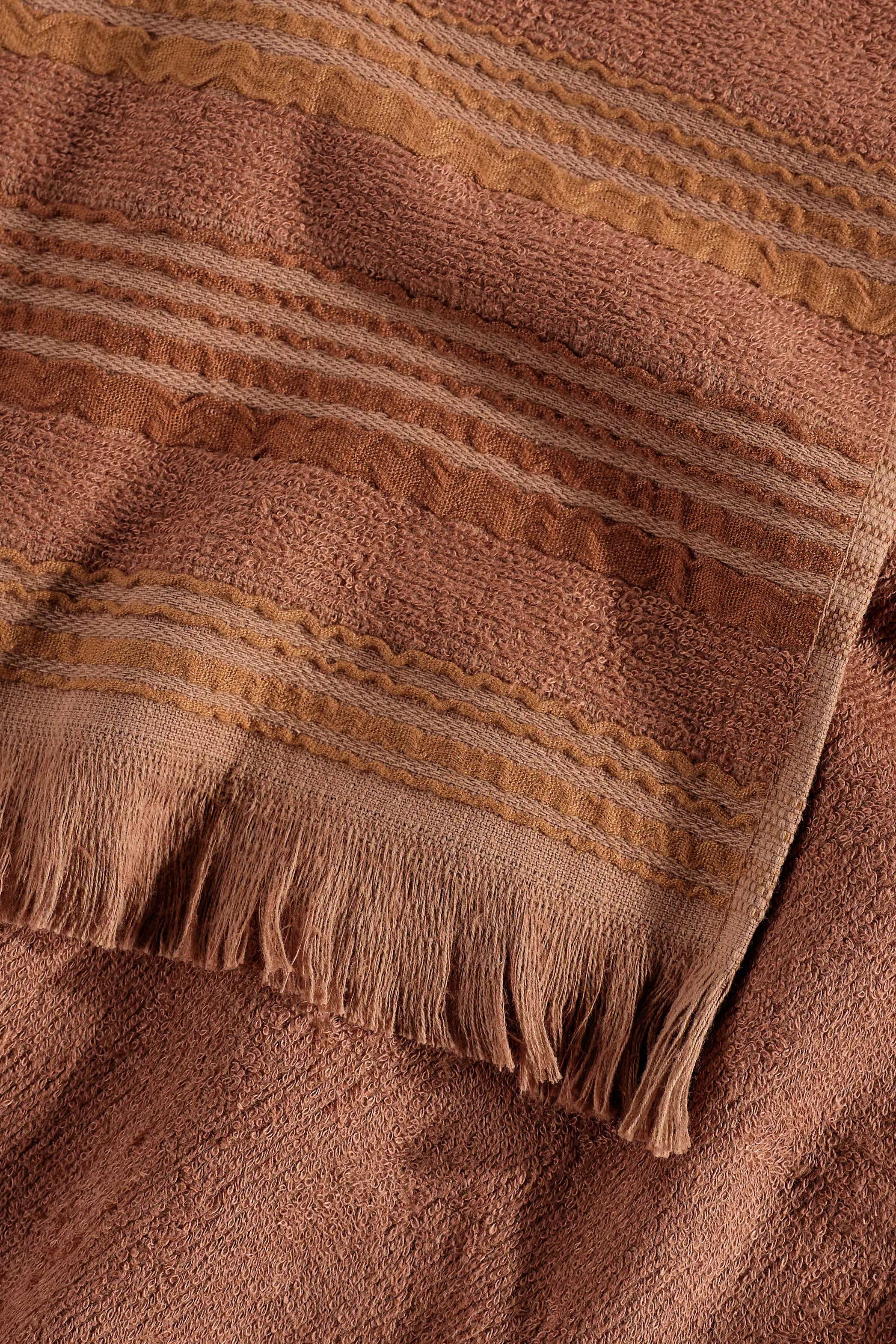 New Derin Bambu Yüz Havlusu 50X90 Cm Cinnamon Ash