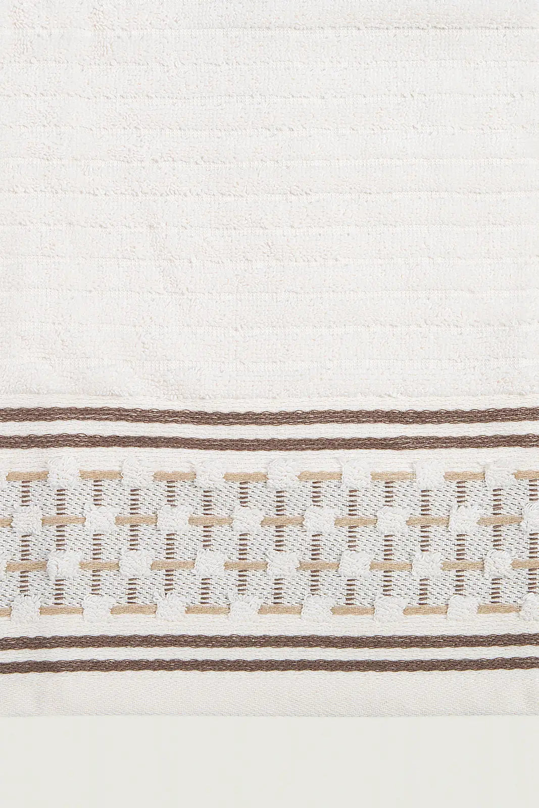 İRYA-Olwen Yüz Havlusu 50X90 Cm Ekru-Havlu & Havlu Setleri-4-milagron.live
