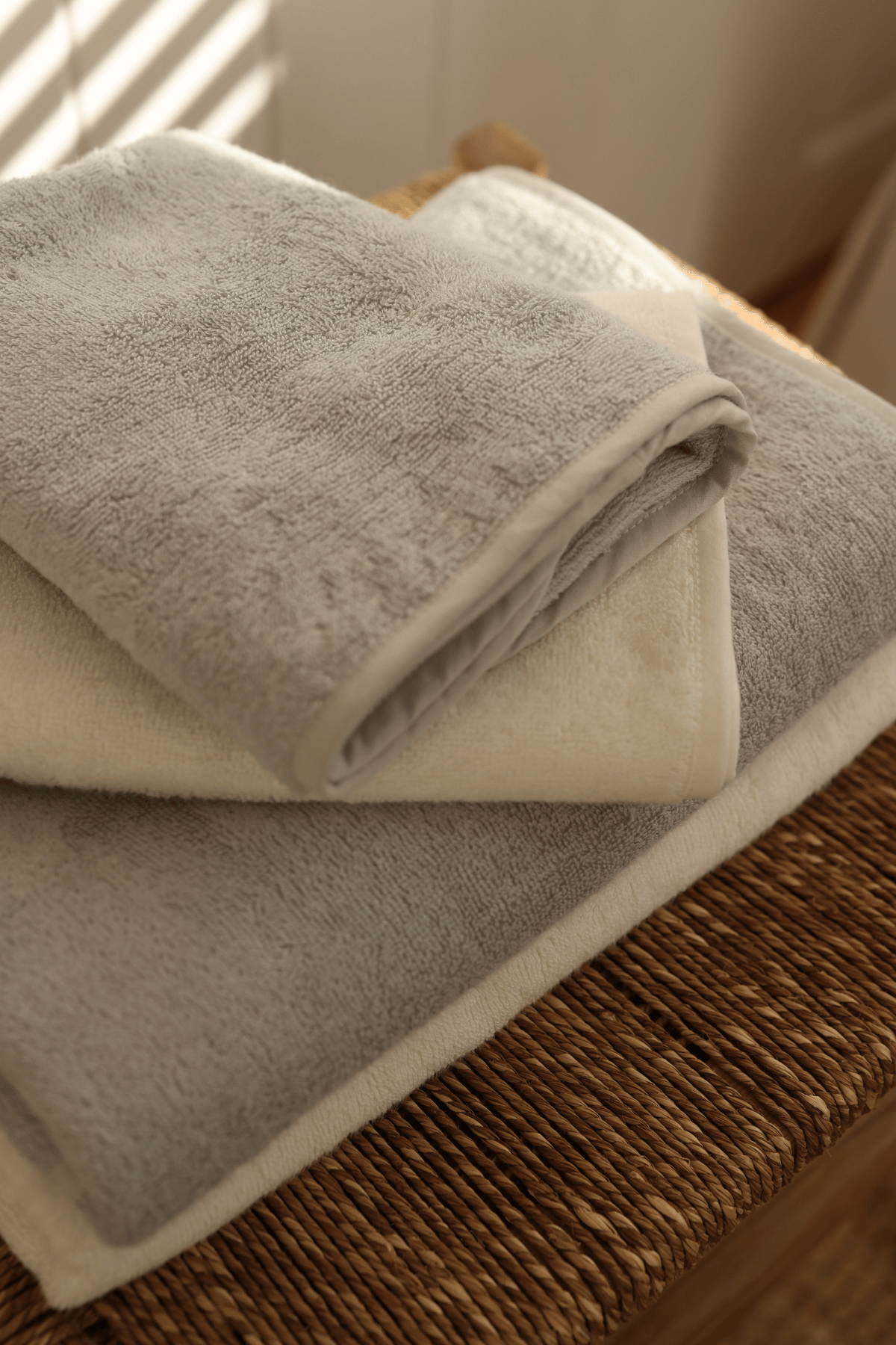 İRYA-Sedef Bambu Banyo Havlusu 70X140 Cm Ekru-Havlu & Havlu Setleri-6-milagron.live