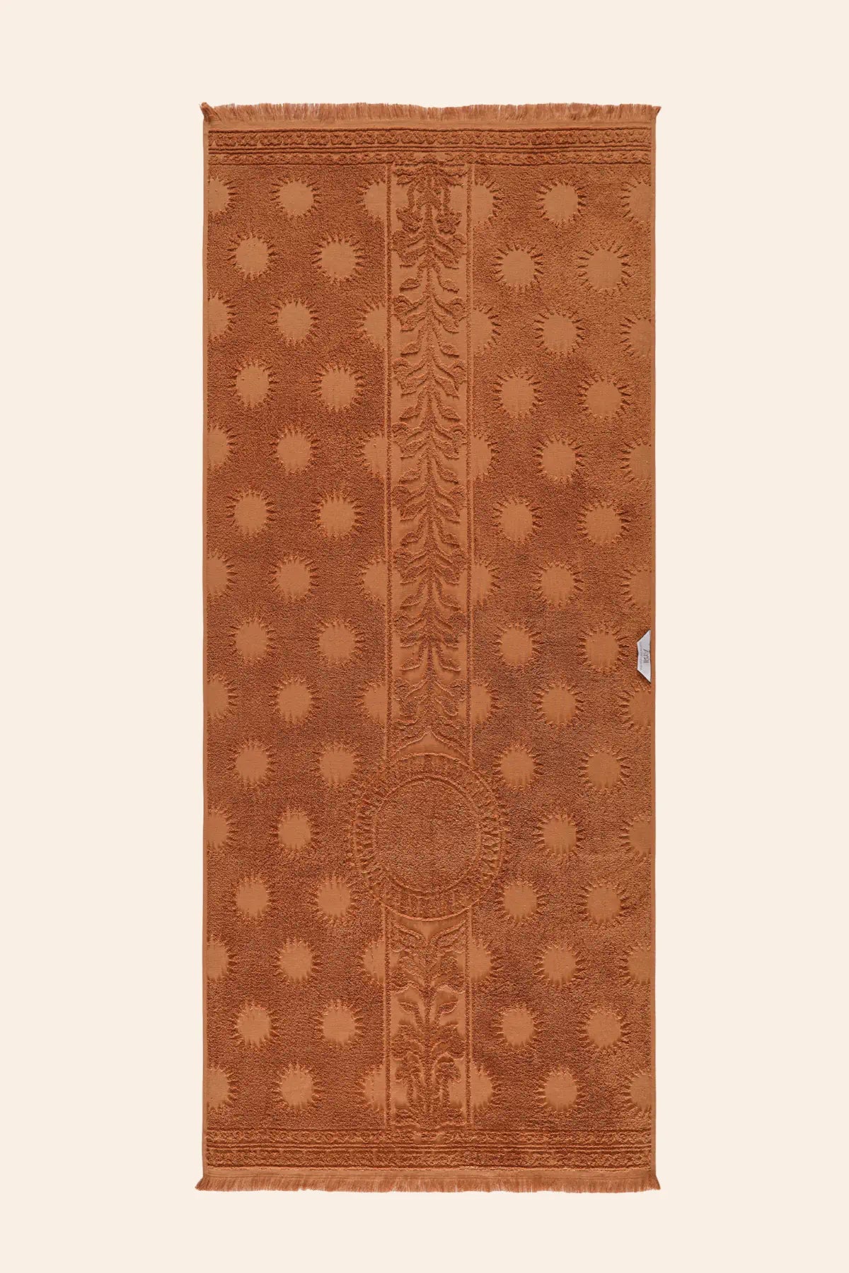 Solara %100 Pamuk Plaj Havlusu 80X170 Cm Orange Sun