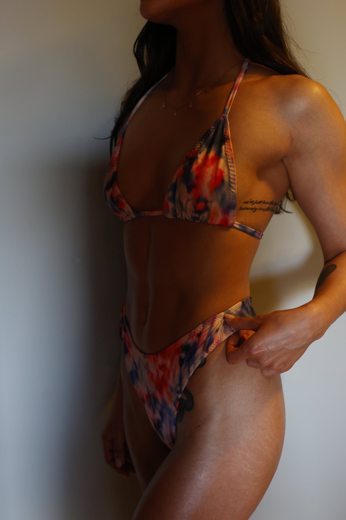 Iamlovein-Each Peach' Thong Bikini Bottom-Bikini Bottom-2-milagron.live