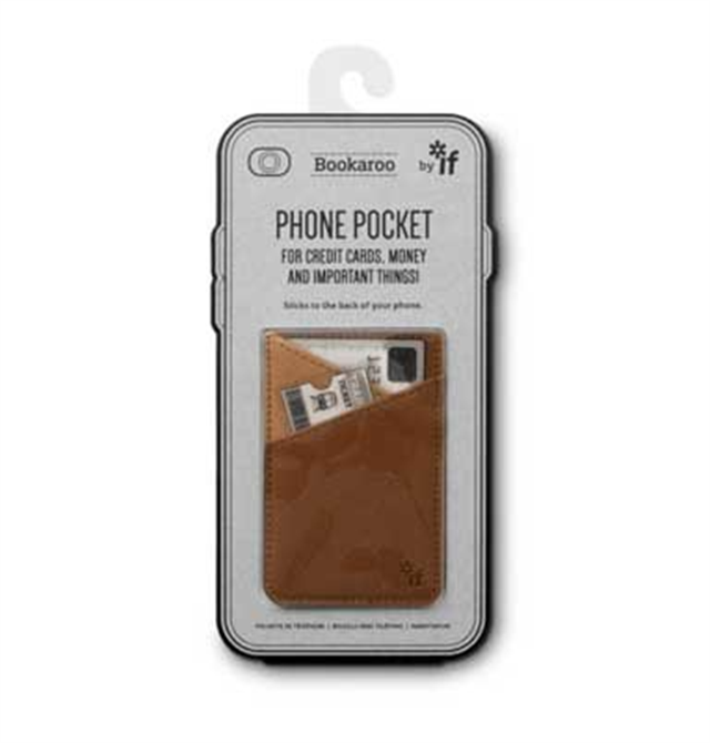 If-If Bookaroo Phone Pocket Telefon Kartlığı Brown -Kitap Ayracı-1-milagron.live