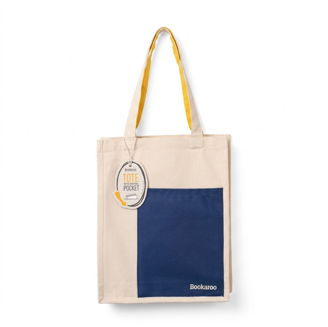 If Bookaroo Tote Çanta Gece Mavisi Sarı 38047