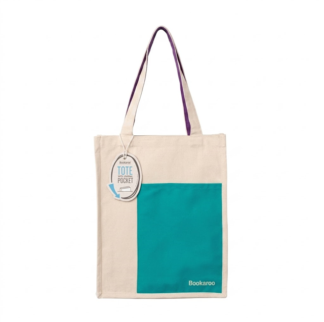 If Bookaroo Tote Çanta Turkuaz Mor 38041