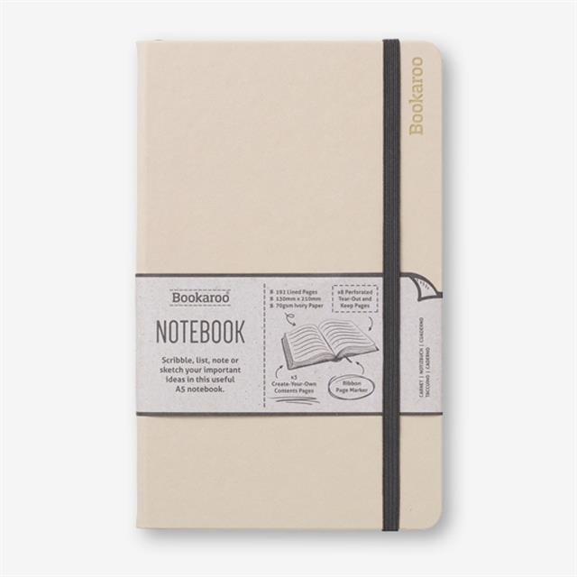 If-If Bookaroo A5 Journal çizgili Defter Cream-Defter-1-milagron.live